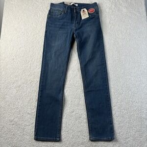 Levi's 510 Jeans 18 REG 29x29 Blue Medium Wash Skinny Fit Boys Slim Leg NWT